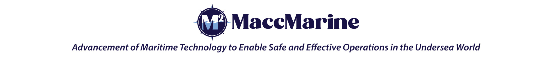 MaccMarine logo and tagline