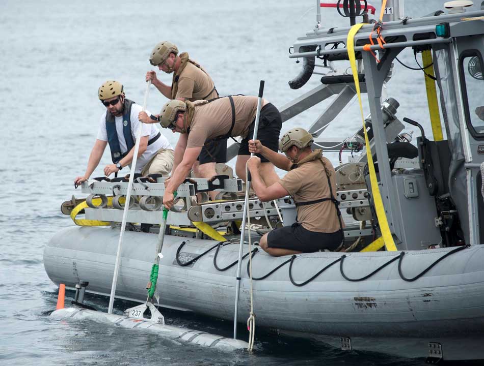 Men working on boat